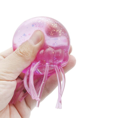 (yellow) Maltose Slow Rebound Jellyfish Set Squeeze Toy 2