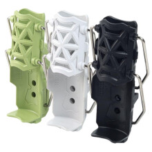 (Black) Universal Rotating No-Drill Hollow Bike Water Cup Rack Cycling Accessories