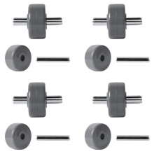 4 Paio di Ruote di Ricambio per Aspirapolvere Adatto per Modelli NV350 NV351 NV355 NV356E NV500 NV501