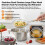 Stainless Steel Kitchen Strainer - Large Mesh Filter 1