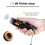 (Orange, Multicolor) Safety Whistle Lantern Referees Electronic Whistle SOS Light Flashlight Emergency Camping Lamp Instr 2