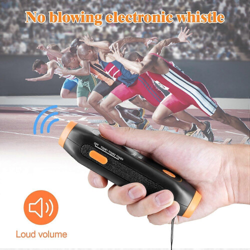 (Orange, Multicolor) Safety Whistle Lantern Referees Electronic Whistle SOS Light Flashlight Emergency Camping Lamp Instr 2