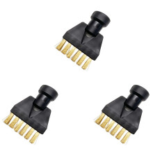 3X for SC1 SC2 SC3 Flat Copper Brush Cleaning Brush for Steam Cleaner Attachment Adapter Home Cleaning Nozzle