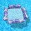 (Dark Blue, Turtle leaf) Inflatable Hammock with Stand for Pool Beach 2