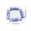 (Dark Blue, Turtle leaf) Inflatable Hammock with Stand for Pool Beach 5