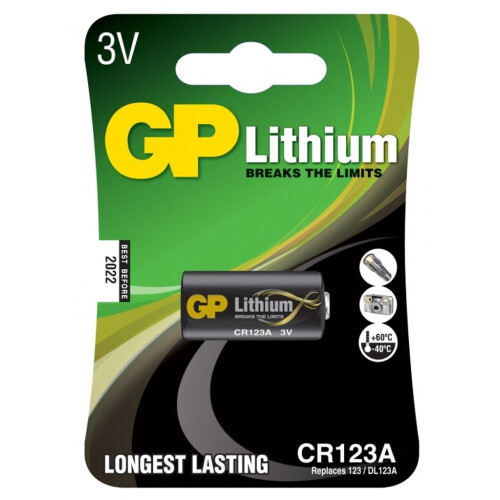 CR123A 3V 1 csomagos GP