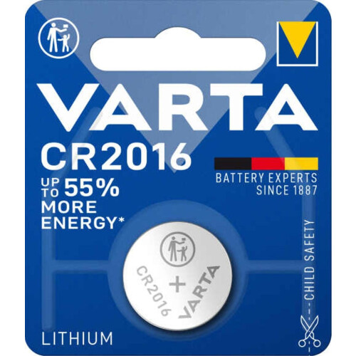 VARTA Lithium Coin gombelem CR2016