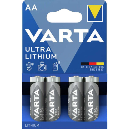 Ultra Lithium AA / LR6 akkumulátor 4 db