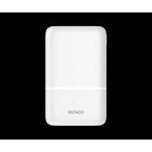 Deltaco Power banka 10 000 mAh, 2x USB-A, 1x USB-C, biela