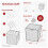 64 Christmas Bauble Storage Bag - Grey 9