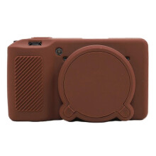 (Coffee, Multicolor) For Ricoh GR IIIx GR III Camera Cover Anti-Scratch Silicone Protective Case - Smoky Pink