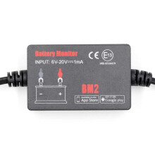 BT4.0 6~20V Input Voltage Battery Monitor Automobile Battery Monitor Tool Connect Smartphone APP for