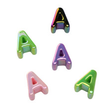 Acrylperlen mit großem Loch, bunte Buchstaben, DIY-Schmuck und-A