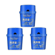 3pcs Toilet Cleaner Effervescent Tablet Deodorant Solid Cleaner Automatic Toilet Bowl Cleaner Toilet Tank And Bathroom Cleaning Tools