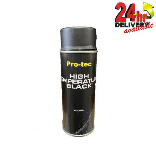 Pro Range PROHTB400 High Temperature Spray Paint Black 400ml Aerosol Can