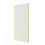 Living And Home Fixed Framed Over Bath Shower Screen in Gold 3
