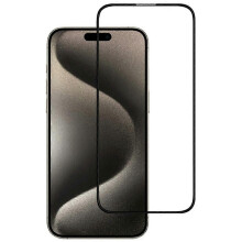 KZDOO for iPhone 16 Pro Anti-Dust Clear Screen Protector 3D Curved AB Glue Tempered Glass Film