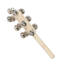 Natural Wood Handheld Shaker Musical Toy Perfect For Children-2