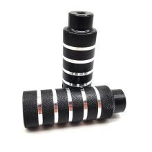 Bicycles Foot Pegs Metal Cycling Stunt Pegs Antislip Bike-Black