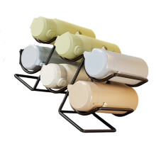 Effortlessly Assembly Water Bottles Stand For-Black two floors