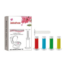 Jakehoe Toilet Gel Deodorant Flower Household Toilet Descaling Deodorant Odor Toilet Cleaner