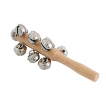 Musical Wooden Hand Shaker Bell Creates Gentle Tones For-1