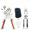Grommet Press Pliers Kits Handheld Eyelet Machine with 100Pc Grommets 5