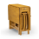 Savoy Folding Dining Set with 4 Chairs Light Oak 3