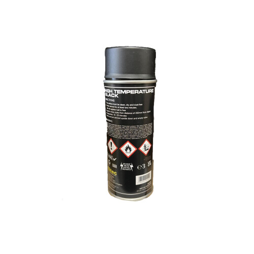 Pro Range PROHTB400 High Temperature Spray Paint Black 400ml Aerosol Can 2