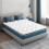 6ft Super King Hybrid Memory Foam & Spring Mattress 1