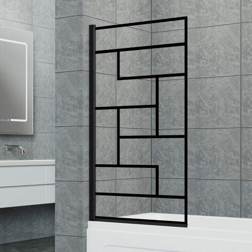 Living And Home 180 Degree Rotation Over Bath Shower Screen