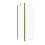 Living And Home 2-Section 180°Pivot Over Bath Shower Screen 1