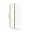 Living And Home 2-Section 180°Pivot Over Bath Shower Screen 7