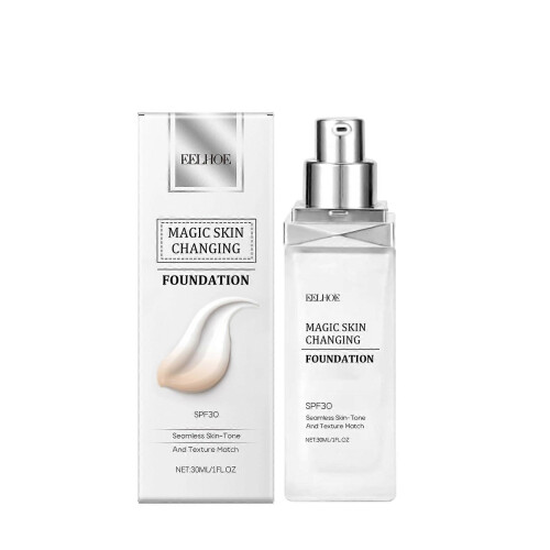 Warm makeup liquid foundation light moisturizing clear brightening matte skin