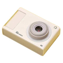 (White, Multicolor) Y2 2.4 Inch HD Dual Lens Digital Camera Video Recording 4X Zoom Retro CCD Camera - Black