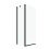 Living And Home 2-Section 180°Pivot Over Bath Shower Screen 1