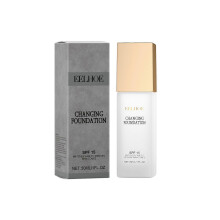Temperature-changing liquid foundation moisturizing and nourishing liquid foundation natural and light concealer brightens and rejuvenates youthful