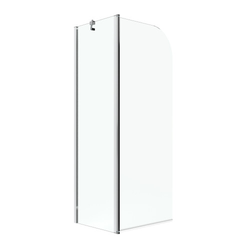 Living And Home 2-Section 180°Pivot Over Bath Shower Screen