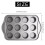12 Cavity  Cheesecake Pan with 12 Pieces Removable Bottom 4