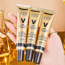 (Natural color) Long Lasting Foundation Cream Deep Dark Circles Marks Cover Spots Moisturize