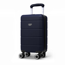 LUGG Jetset 40cm Suitcase Hard Shell ABS, 40 x 30 x 20 cm (wheels off), 19L, Midnight Blue