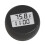 (Black) Bath Thermometer with Timer Alarm, Floating Design 7