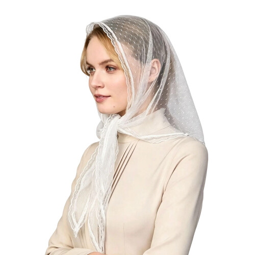 Romantische polyester bruidssluier met ingewikkeld-Wit