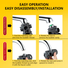 (【Basic Model】Multi-functional kitchen and bathroom) Plumbing Basin Wrench Set for Bathroom Repair