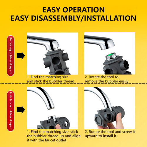 (【Basic Model】Multi-functional kitchen and bathroom) Plumbing Basin Wrench Set for Bathroom Repair
