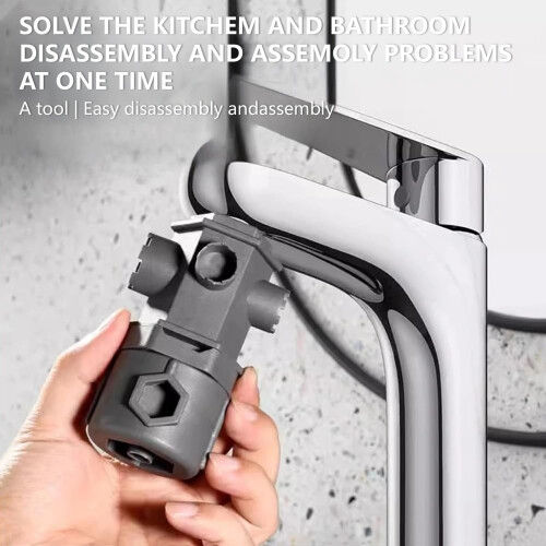 (【Basic Model】Multi-functional kitchen and bathroom) Plumbing Basin Wrench Set for Bathroom Repair 1