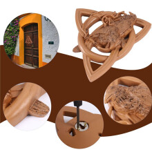 Norse Pagan Gods Carving Heathen Norse Rune Resin Wall Hanging Decor Garden Yard Decoration Statues Door Hanging Pendant