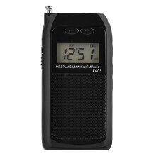 Portabel Radio Fick FM AM SW MW MP3-Spelare Stereo Digital Mottagare LCD-Skärm Känslighet Högtalare Antenn