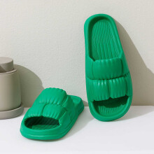 (Green, 36 37) Women\'s Soft House Slides - Comfy & Easy Clean Slippers