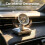 Car Rotating  Model Ornament, Round  Shape, Automatic Rotation for Car Control Panel Desktop Decor 1